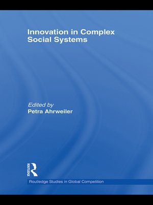 cover image of Innovation in Complex Social Systems
